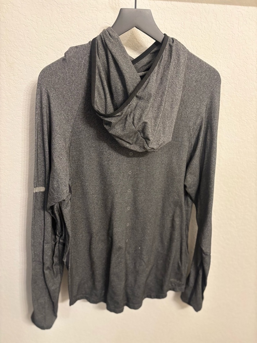 Men's Gray Performance Hoodie Jacket